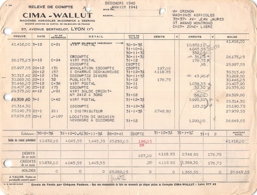 1941 cima wallut lyon m - 1941,