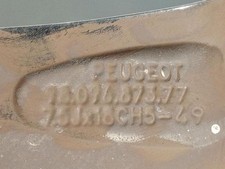 9809687377 jante pour PEUGEOT