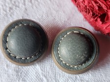 Duo boutons anciens coeur en