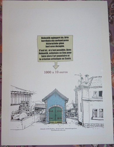 Affiche entoilee hebentik art - affiche,