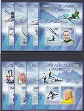 PK23812/ DJIBOUTI – OLYMPICS – COMPLETE SET OF 8 MINT MNH SOUVENIR SHEETS