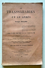 LE TRANSSAHARIEN Un an après