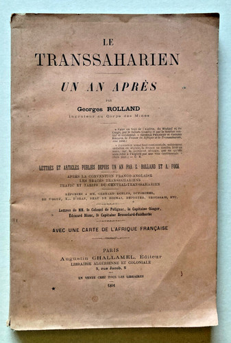 Transsaharien an après - an,