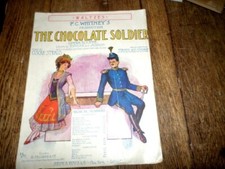 valses pour piano seul de The chocolate soldier opéra-bouffe Oscar Straus 1908