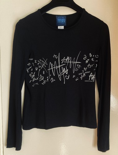 Shirt jersey noir kenzo - shirt,