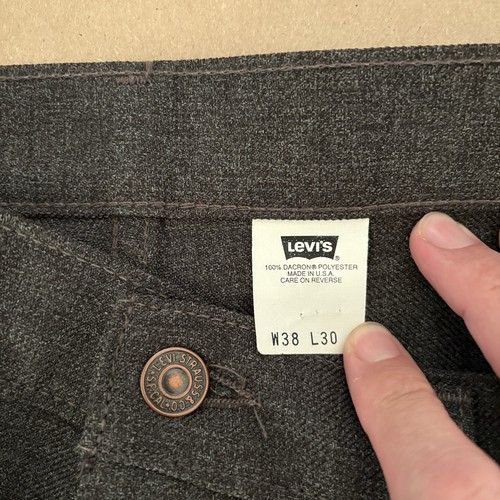 Vintage levi pants men 38x30 - levi's,