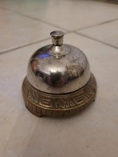 Rare ancienne sonnette de table ou hotel NEW DEPARTURE BRISTOL CONN BELL COMPANY