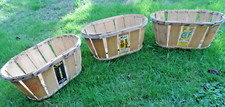 Lot de 3 cageots en bois cagettes caisse vintage 60 déco fruit legume objet pub