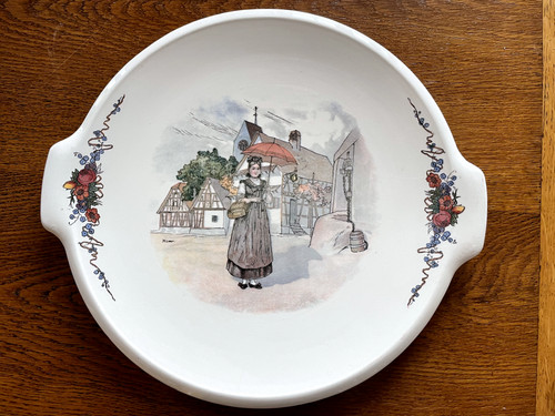 Ancien plat tarte - ancien, à