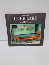 Livre sur le BILLARD