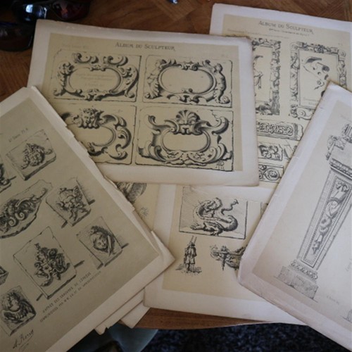 Lot planches album - de, 8
