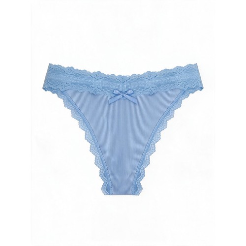 Tanga dentelle florale - dentelle,