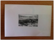 FRANCE 1976 - GRAVURE GRAVURES EPREUVE PHOTO 1863 REGION CENTRE SUR PAPIER AGFA