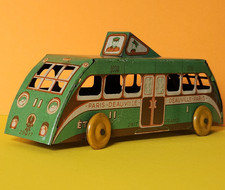 JOUET ANCIEN DE BAZAR - PENNY TOYS TOLE - AUTORAIL BUGATTI N°2917 - FRANCE 1930