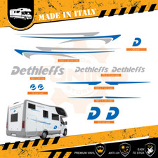 Décalcomanies adhésif Campeur Dethleffs - L