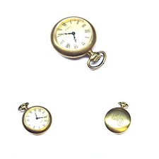 Montre à Gousset Ancre Plaqué Or Fonctionnelle Remontage Manuel CE