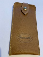 Etui à lunettes cuir Façonnable