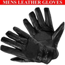 Hommes gants cuir doublé - hommes,