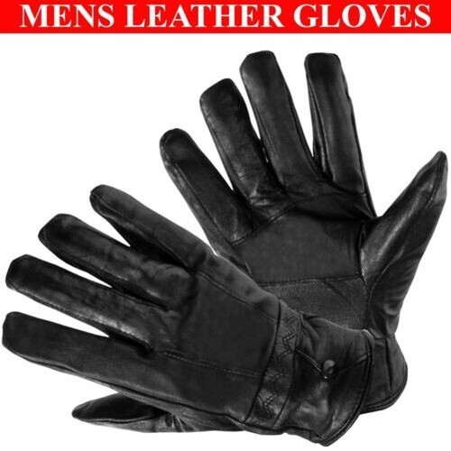 Hommes gants cuir doublé - gants,