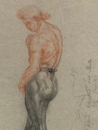 Grand dessin original portrait