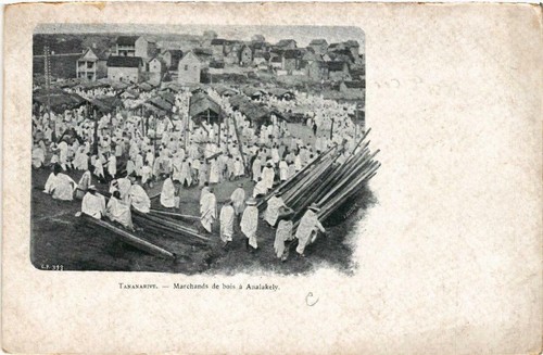 Cpa tananarive marchands de - tananarive,