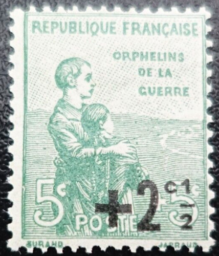 France timbre des orphelins - timbre, de