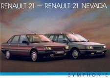 Catalogue brochure Renault 21