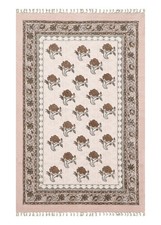 4x6 Coton Tapis Handmade Bloc