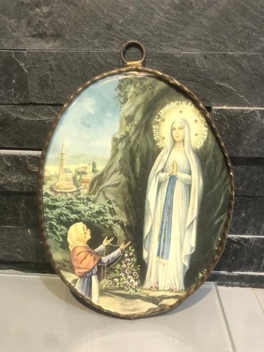 Cadre ovale religieux notre - cadre,