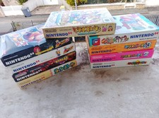 N64 - Lot 9 Jeux Jap :  Bomberman Mario Party Yoshi Paper Mario Custom Robo