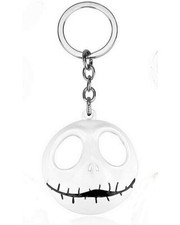 L'Etrange Noel de Mr Jack Porte-clés Métal Figurine Jack Skellington Blanc