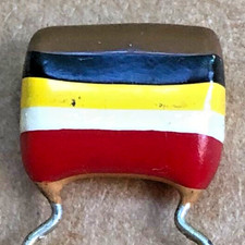 1 Condensateur MULLARD Tropical Fish C280 0.1uF - 250V - 100nF - 100000pF