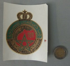 ancien décalcomanie insigne badge Touring Club du Maroc