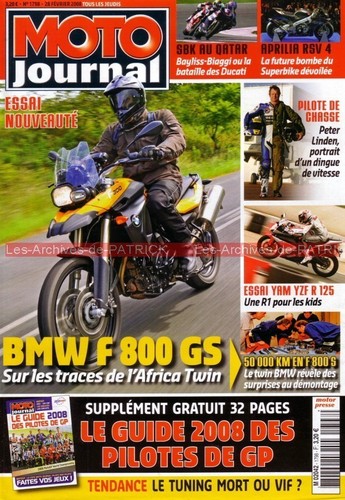 Moto journal 1798 essai - journal,