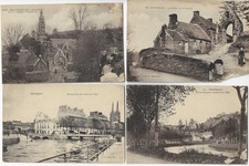 29-02  LOT 13 CARTES POSTALES ANCIENNES QUIMPER 29 et environs Années 1890-1920