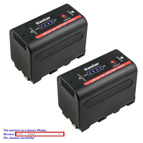 Kastar f780 battery replace - np-f780,