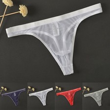Homme Sexy Sous-Vêtements T G-String Slip Transparent Lingerie Sexy HOT Sale
