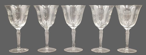 Lot verres pied vin - de,