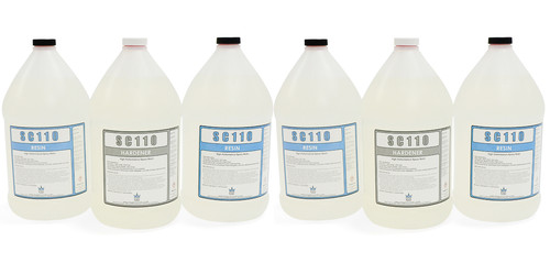 Epoxy resin gallon - epoxy, 6
