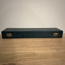 Ancienne Boîte Écrin Pour Grands Couverts De Service Argenterie Vintage 27,5 cm