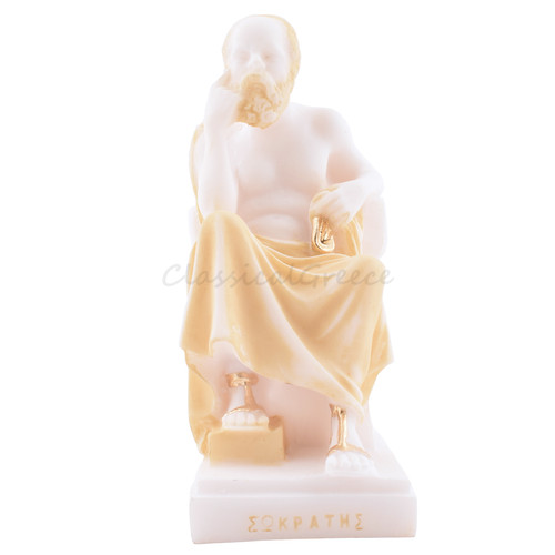 Statue philosophe grec ancien