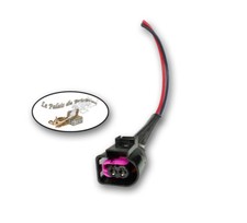 Prise connecteur d'alternateur 2 broches compatible VW Passat Jetta Golf Audi