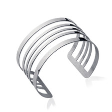 Bracelet jonc manchette Multirangs en acier inoxydable Bijoux Femme