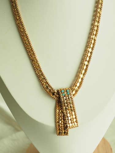 Collier vintage annees tie - collier,