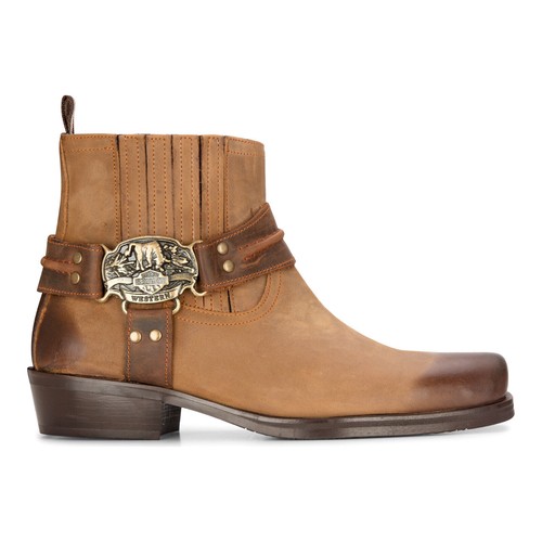 Bottes cowboy cuir - de,