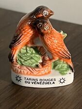 Fève De Collection Atlas Peinte à La Main - Tarins Rouges Du Vénézuela