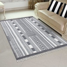 Tapis D'Area Pour Salon Gris