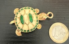 PENDENTIF TORTUE/ METAL DORE/
