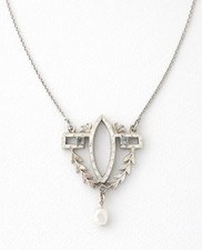 Collier Art Nouveau Argent