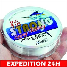 0.5Mm/100M Fil De Pêche Monofilament En Nylon Transparent,Fil De Peche Monofil,L